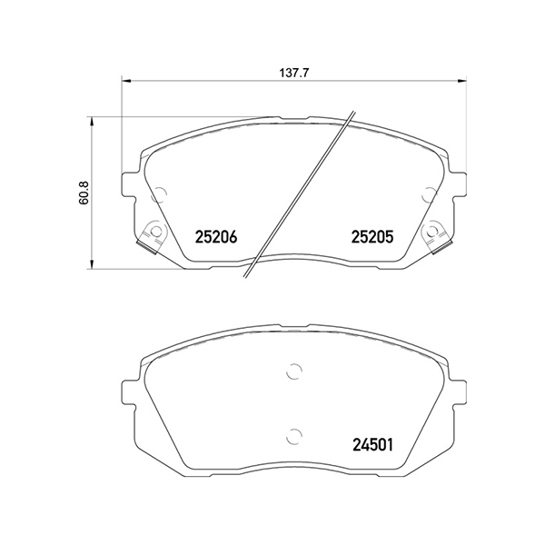Brembo Brake Pad Euro Car Parts